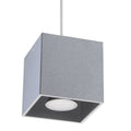 Lampa suspendata QUAD 1 gri