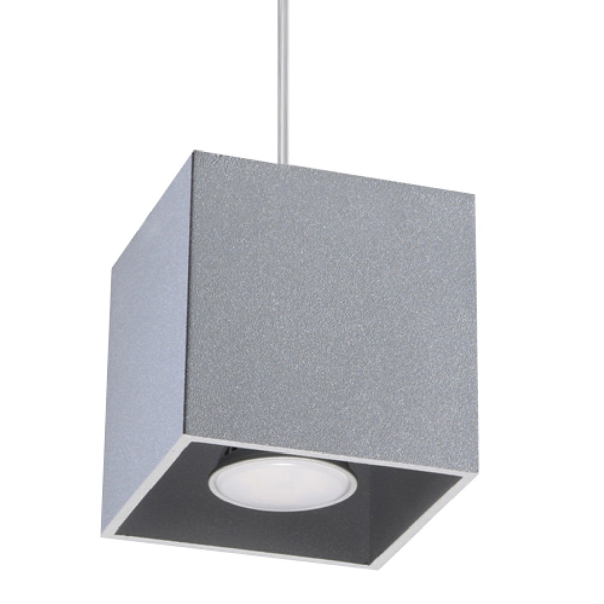 Lampa suspendata QUAD 1 gri