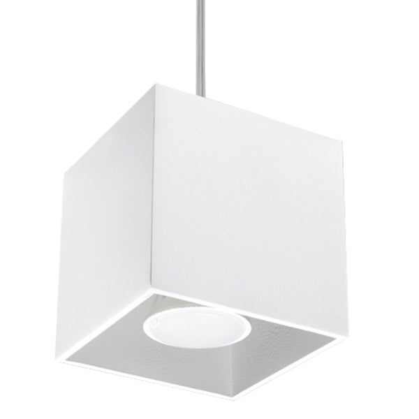 Lampa cu pandantiv QUAD 1 alba