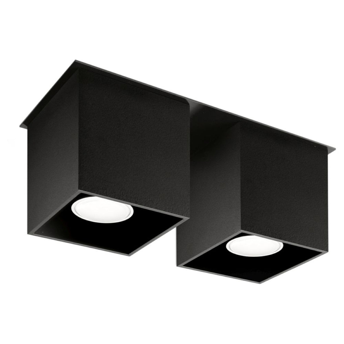 Lampa de tavan QUAD 2 negru