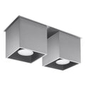 Lampa de tavan QUAD 2 gri