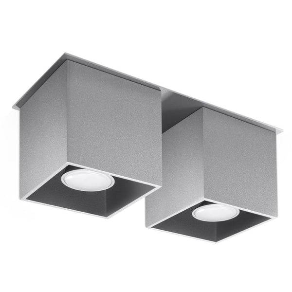 Lampa de tavan QUAD 2 gri