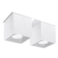 Lustra de tavan QUAD 2 alba
