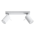 Lampa de tavan RING 2 alba