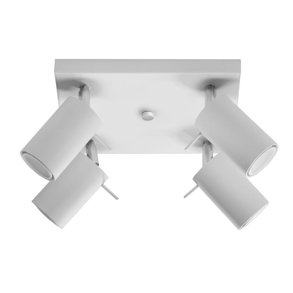 Lustra de tavan RING 4 alba