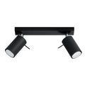 Lampa de tavan RING 2 negru
