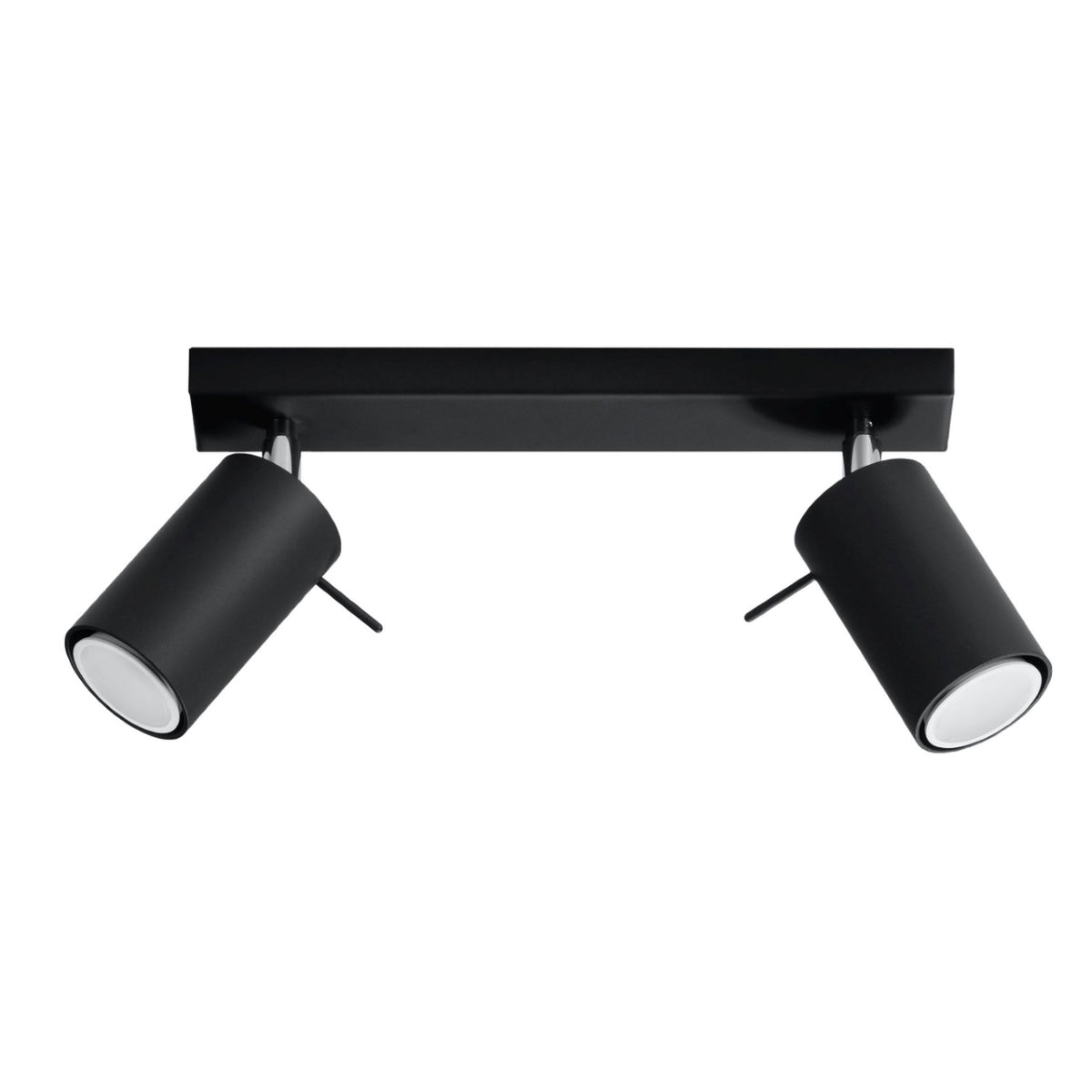 Lampa de tavan RING 2 negru