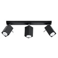 Lampa de tavan MERIDA 3 negru