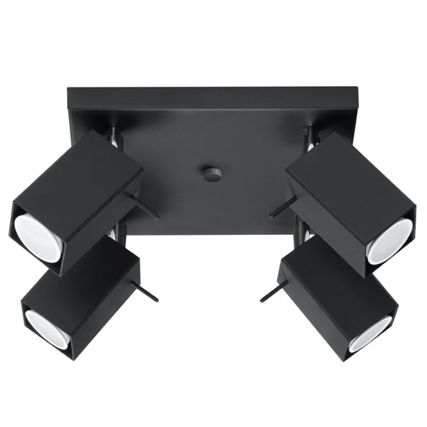 Lampa de tavan MERIDA 4 negru