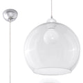 Lampa suspendata BALL transparenta