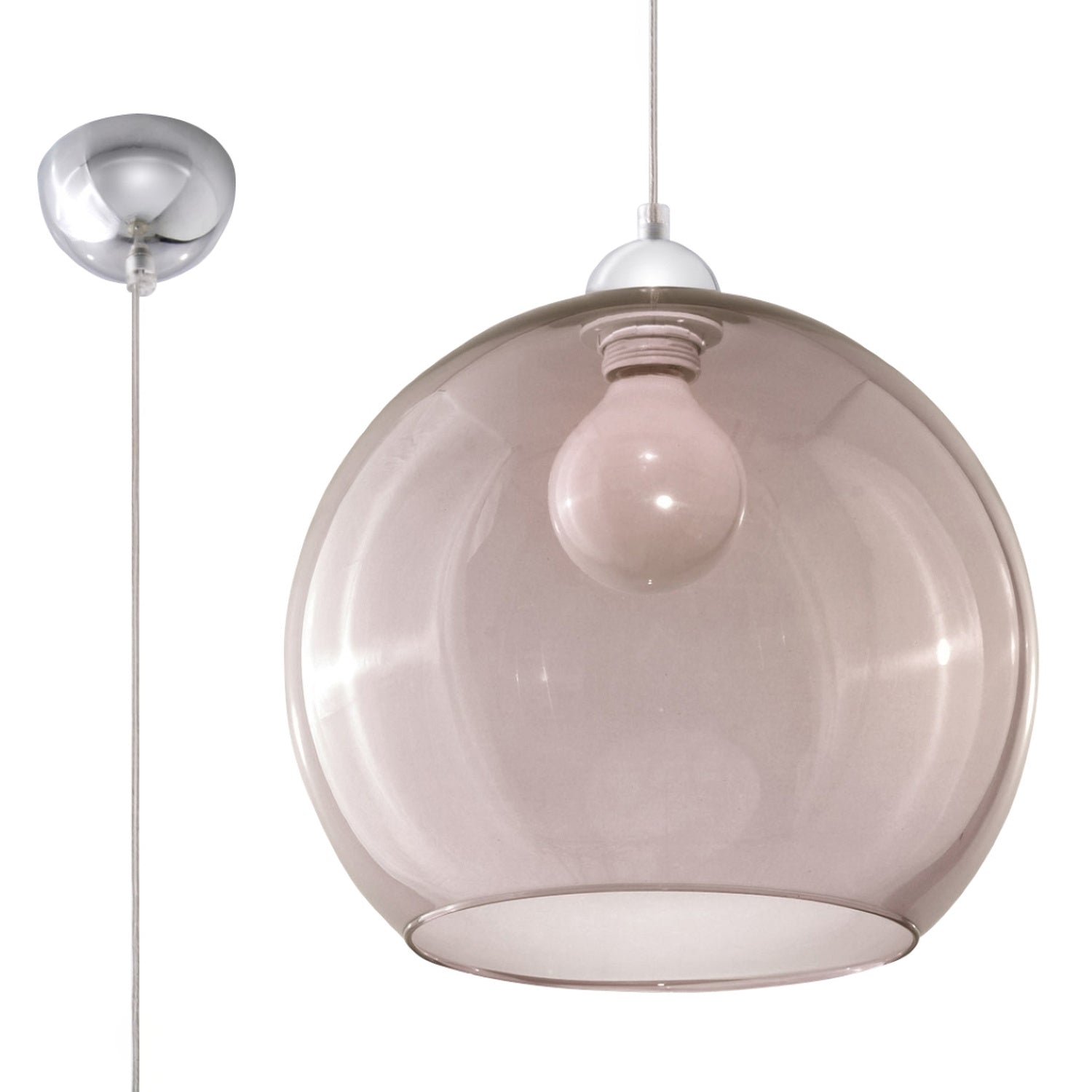 Lampa suspendata BALL grafit