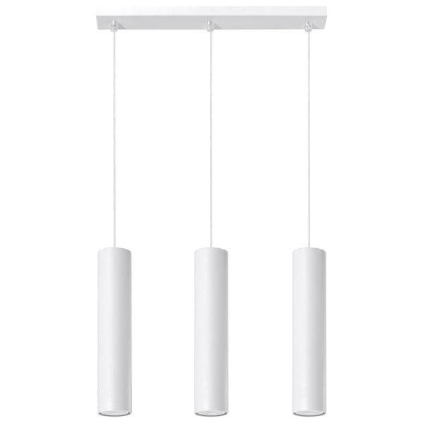 Lampa suspensie LAGOS 3L alba