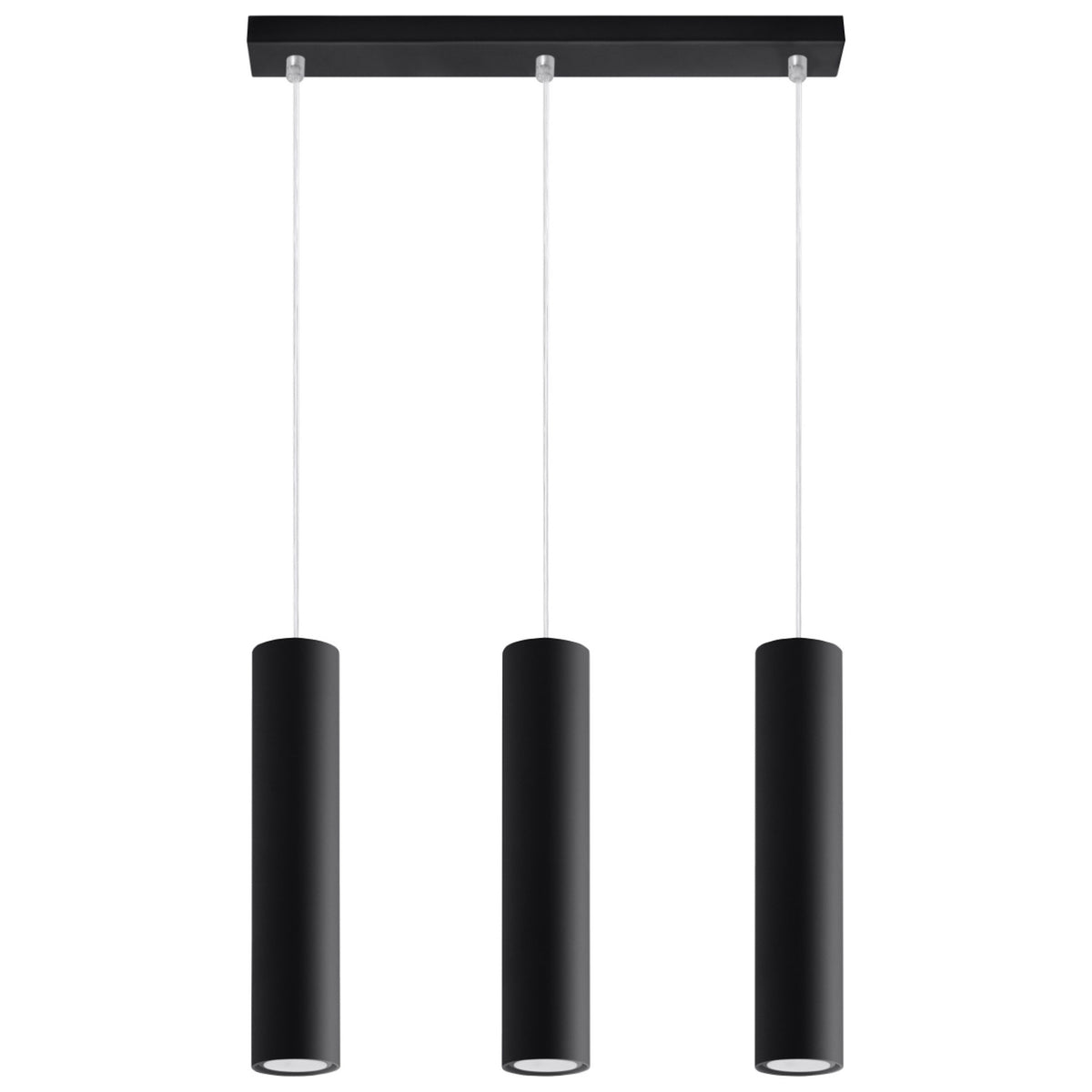 Lampa suspendata LAGOS 3L negru