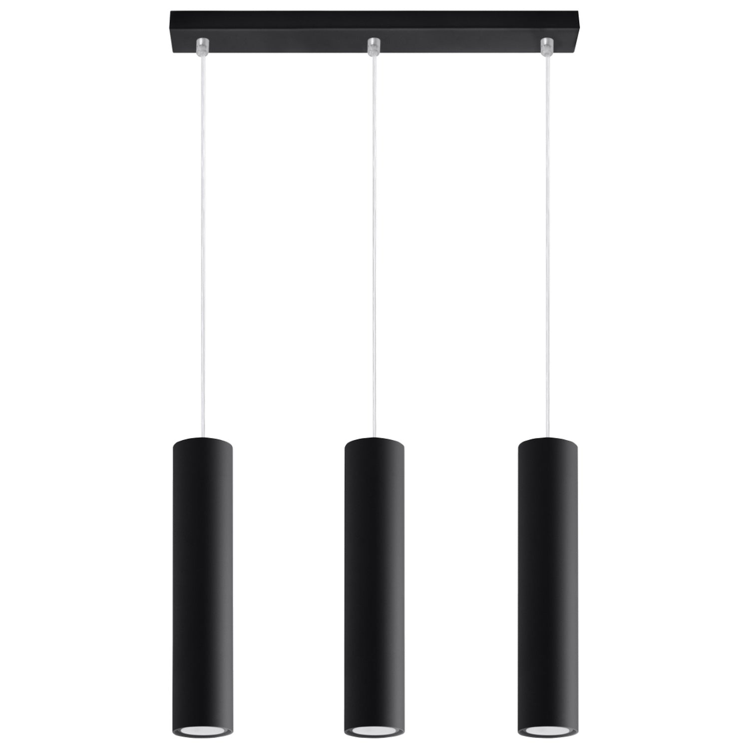 Lampa suspendata LAGOS 3L negru