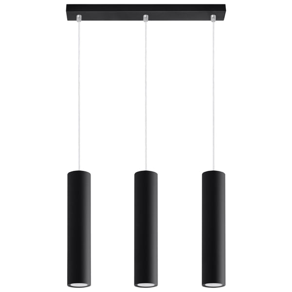 Lampa suspendata LAGOS 3L negru