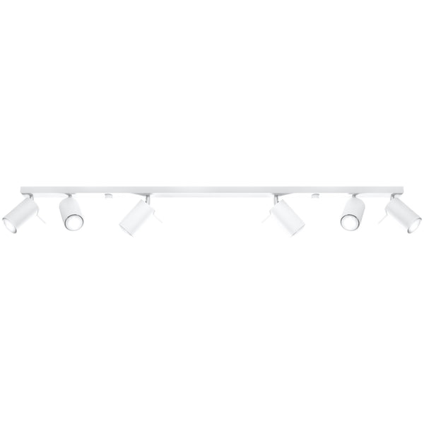 Lampa de tavan RING 6L alb