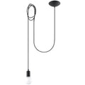 Lampa pandantiv EDISON 1 neagra