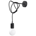 Lampa de perete EDISON negru