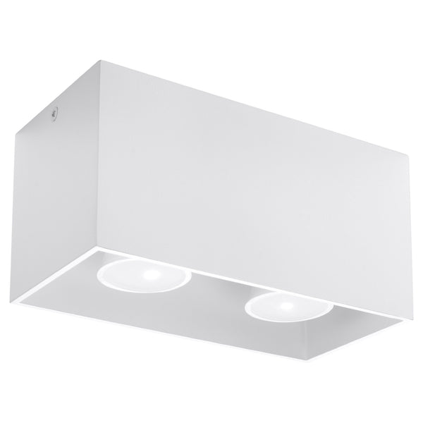 Lustra de tavan QUAD alba