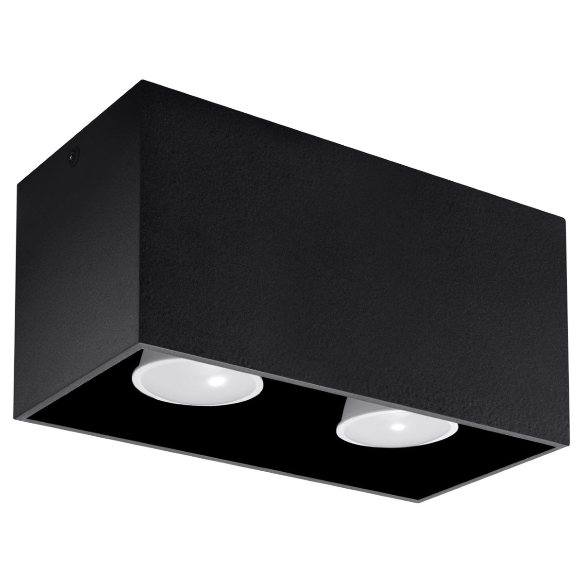 Lampa de tavan QUAD negru