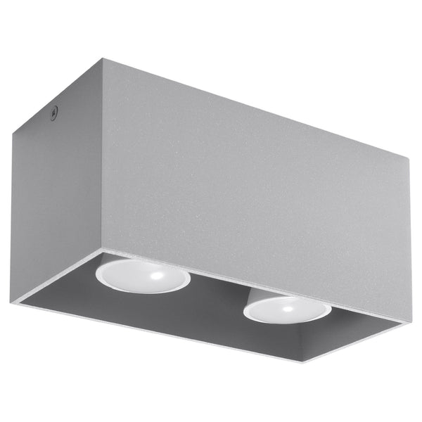 Lampa de tavan QUAD gri