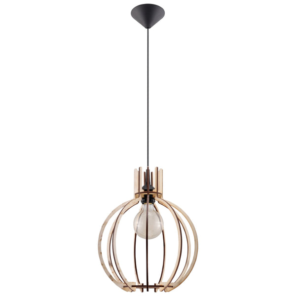 Lampa pandantiv ARANCIA lemn natural