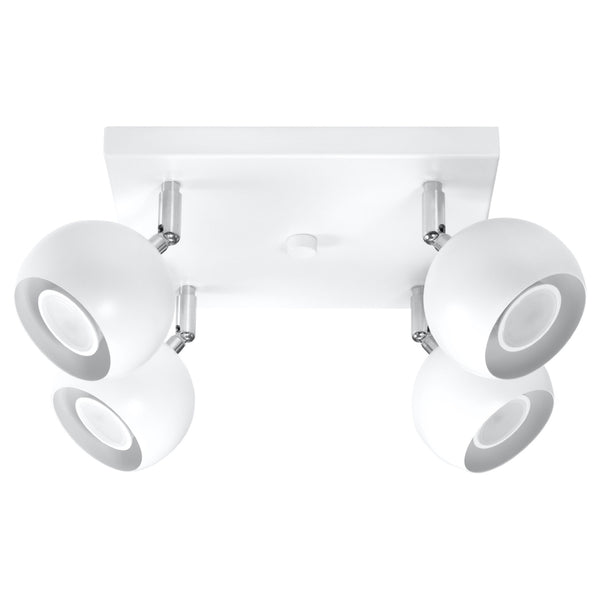 Lampa de tavan OCULARE 4 alba