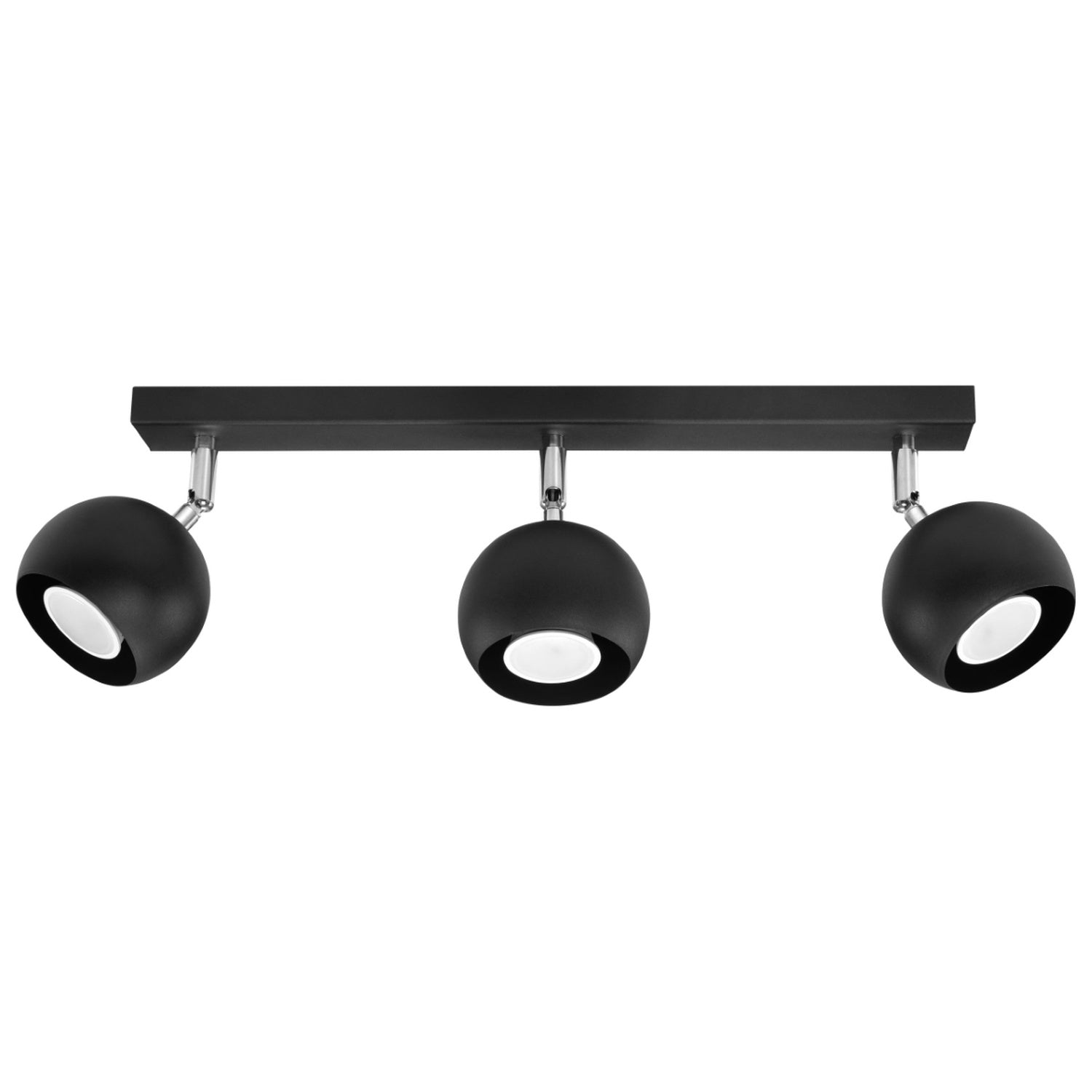 Lampa de tavan OCULARE 3 negru