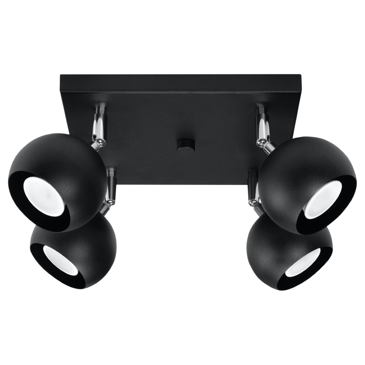 Lampa de tavan OCULARE 4 negru