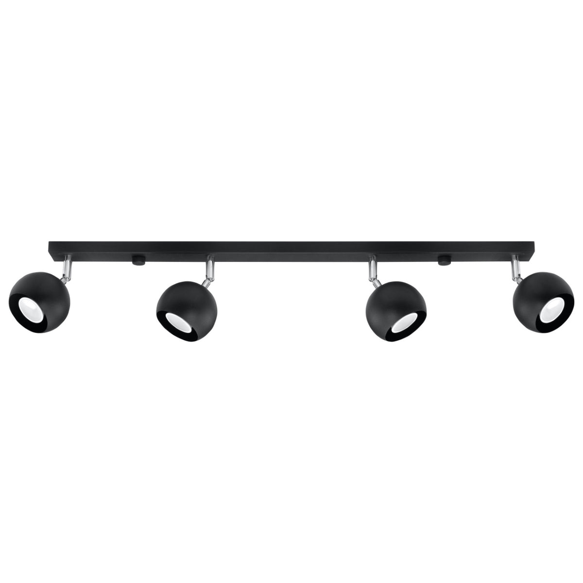 Lampa de tavan OCULARE 4L negru
