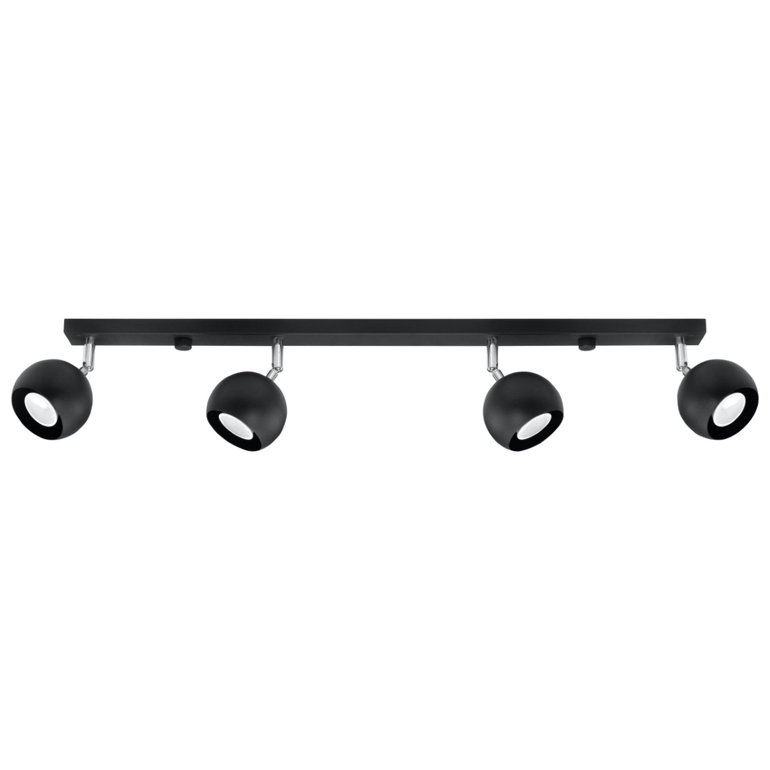 Lampa de tavan OCULARE 4L negru