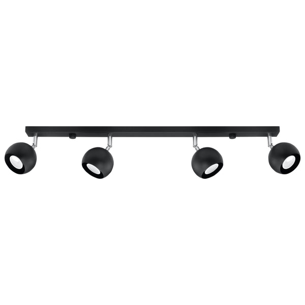 Lampa de tavan OCULARE 4L negru
