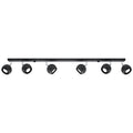 Lampa de tavan OCULARE 6L negru