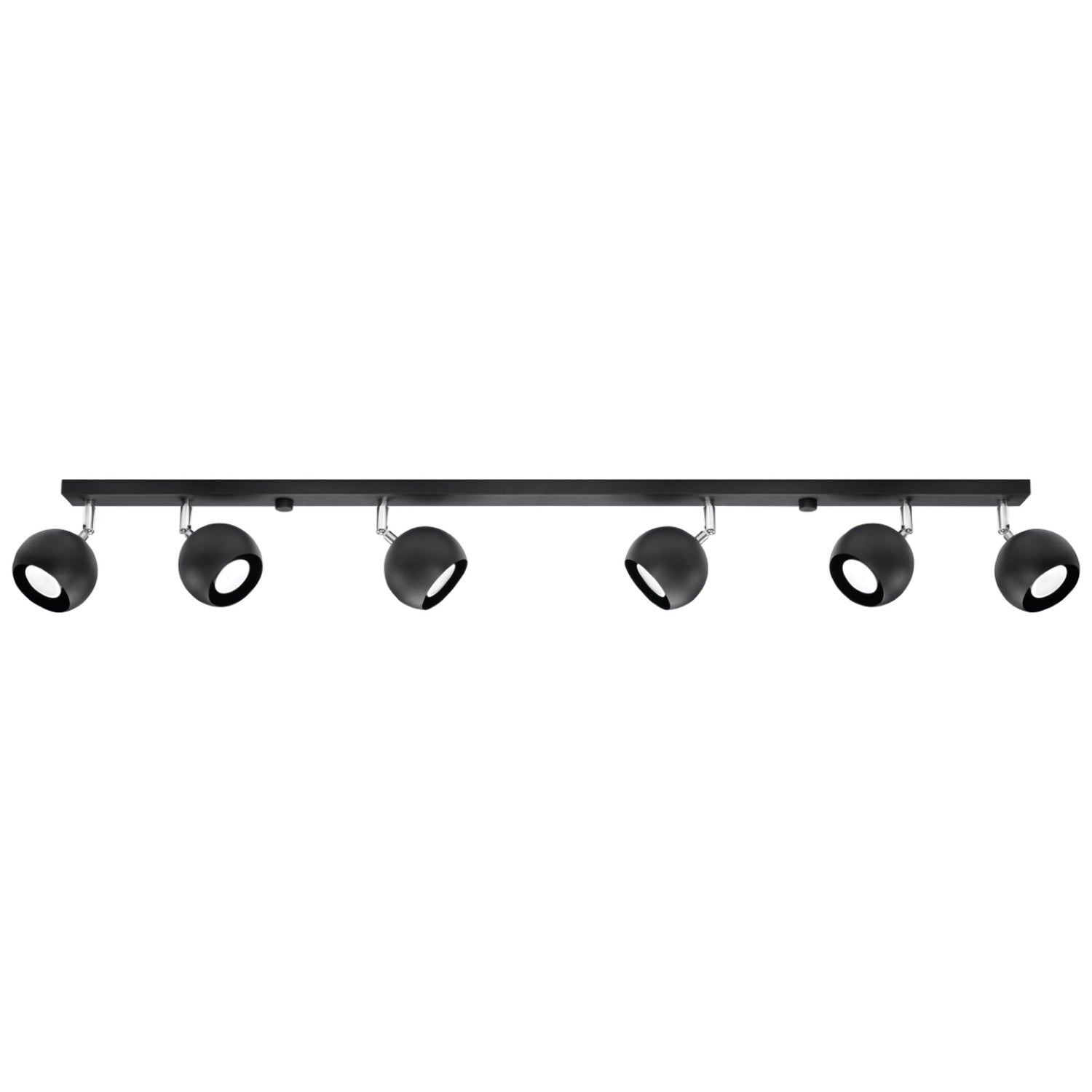 Lampa de tavan OCULARE 6L negru