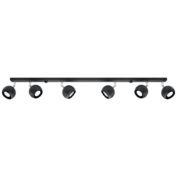 Lampa de tavan OCULARE 6L negru
