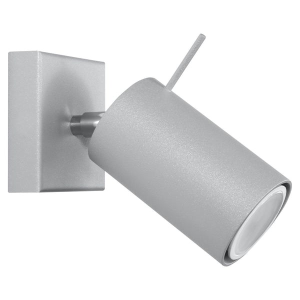 Lampa de perete RING 1 gri