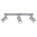 Lampa de tavan RING 3 gri