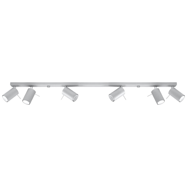 Lampa de tavan RING 6L gri