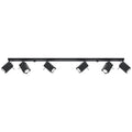 Lampa plafon MERIDA 6L negru
