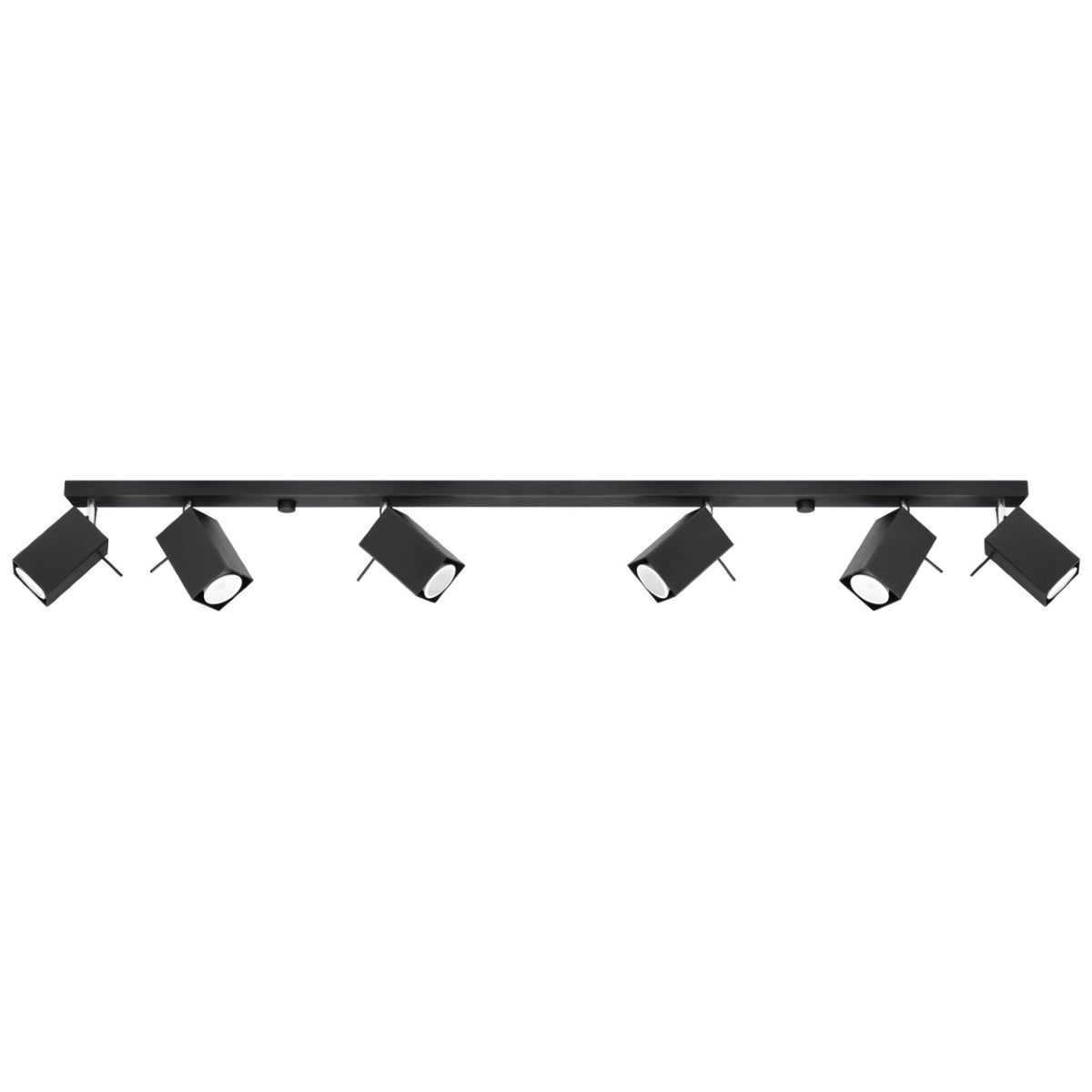Lampa plafon MERIDA 6L negru