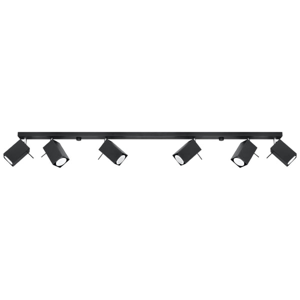Lampa plafon MERIDA 6L negru