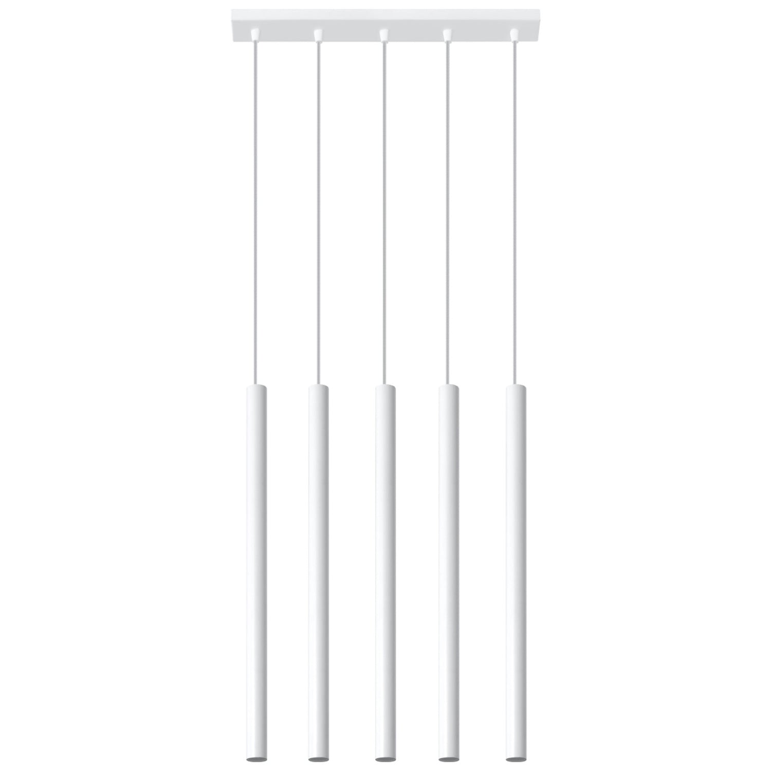 Lustra pandantiv PASTELO 5 alba