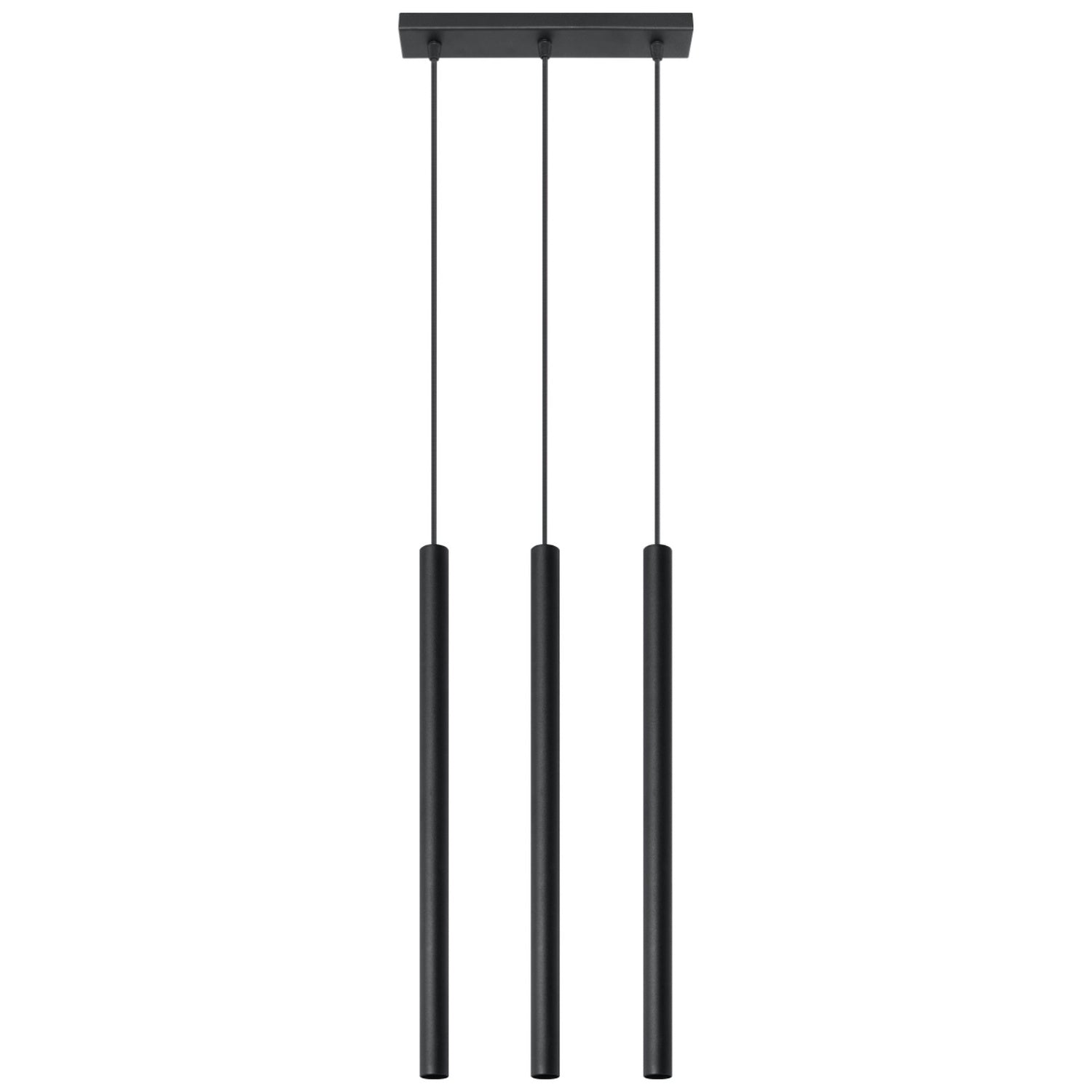 Lustra suspendata PASTELO 3 negru