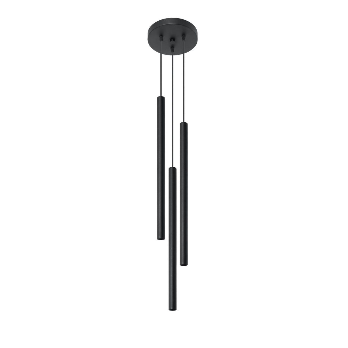 Lampa cu pandantiv PASTELO 3P negru
