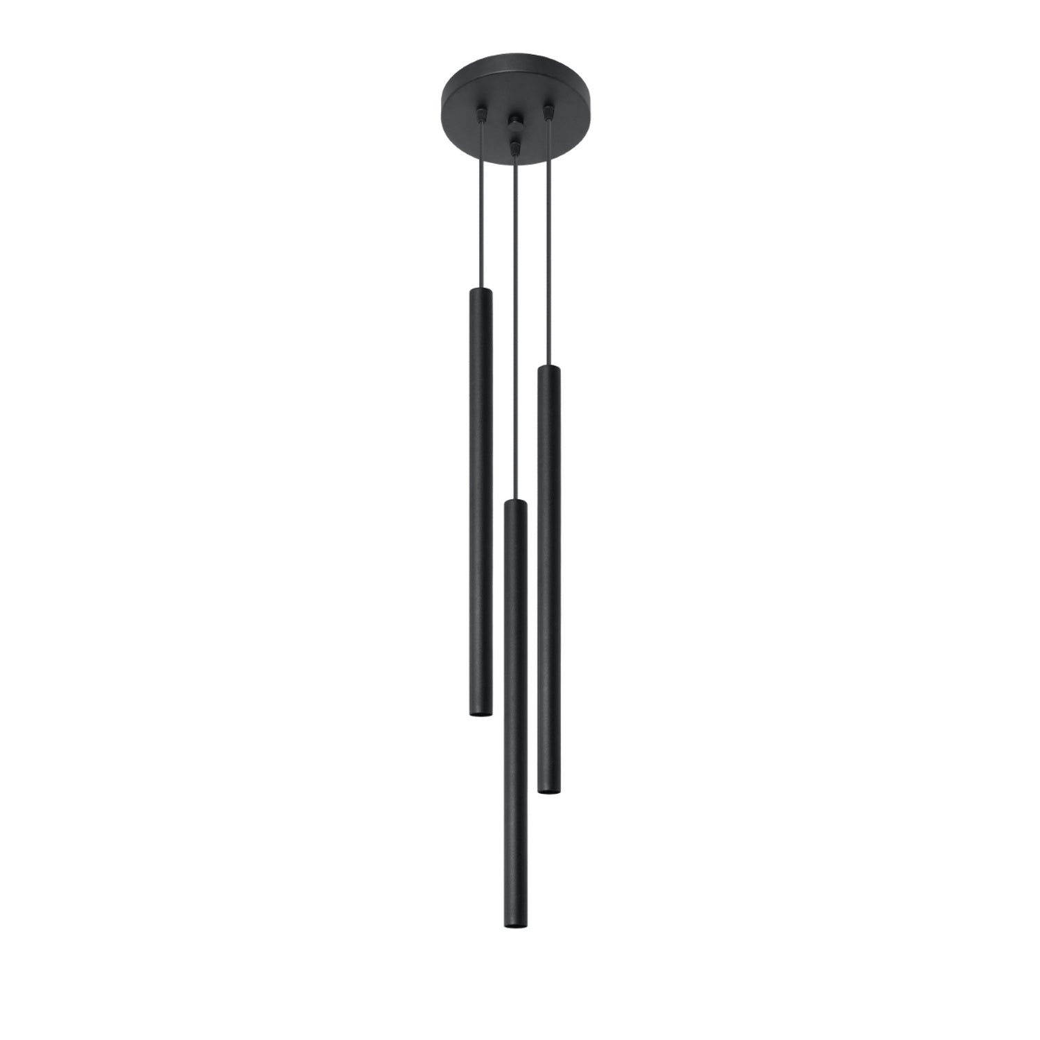 Lampa cu pandantiv PASTELO 3P negru