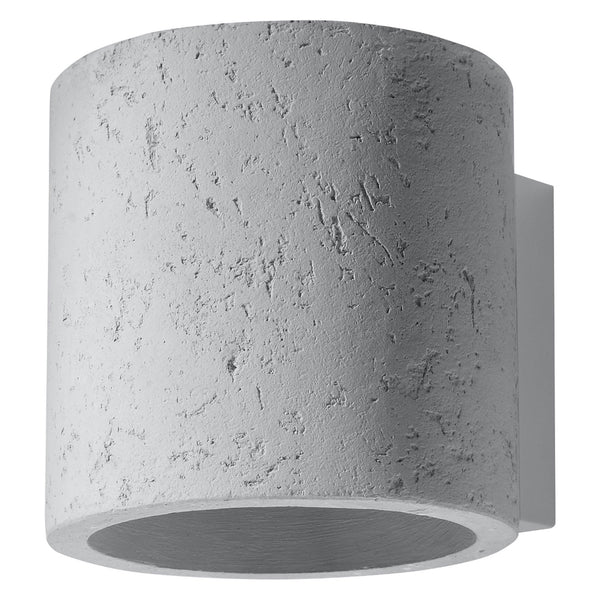 Aplică de perete ORBIS din beton gri, stil industrial – Lumiex