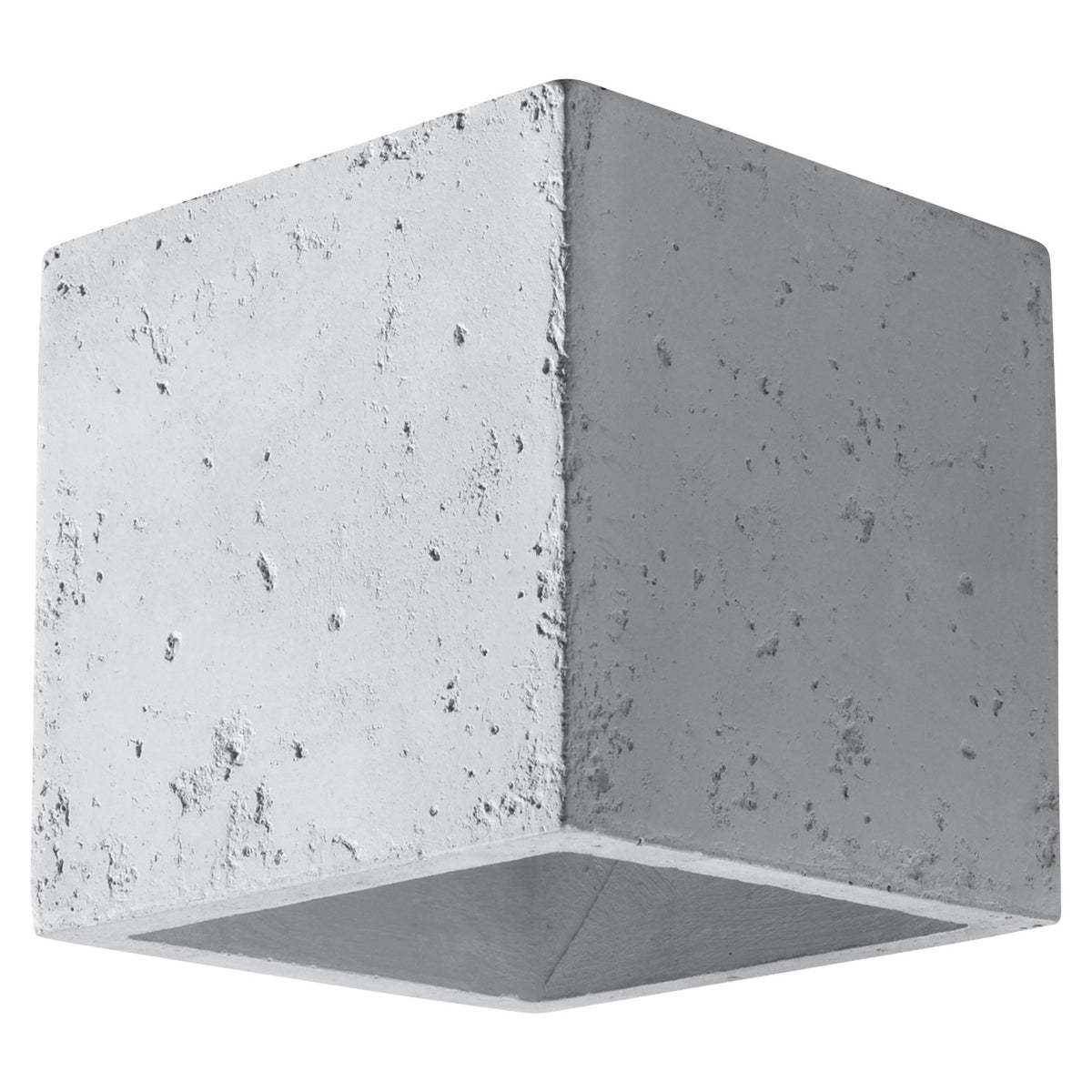 Aplică de perete QUAD din beton gri, stil industrial – Lumiex