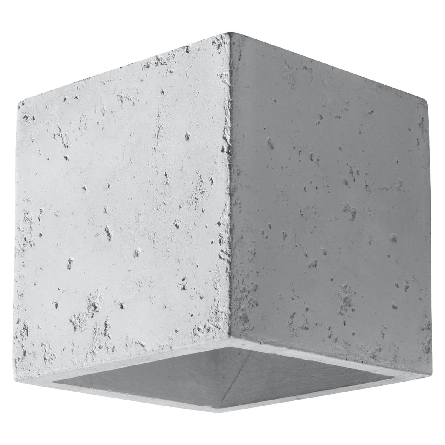 Aplică de perete QUAD din beton gri, stil industrial – Lumiex