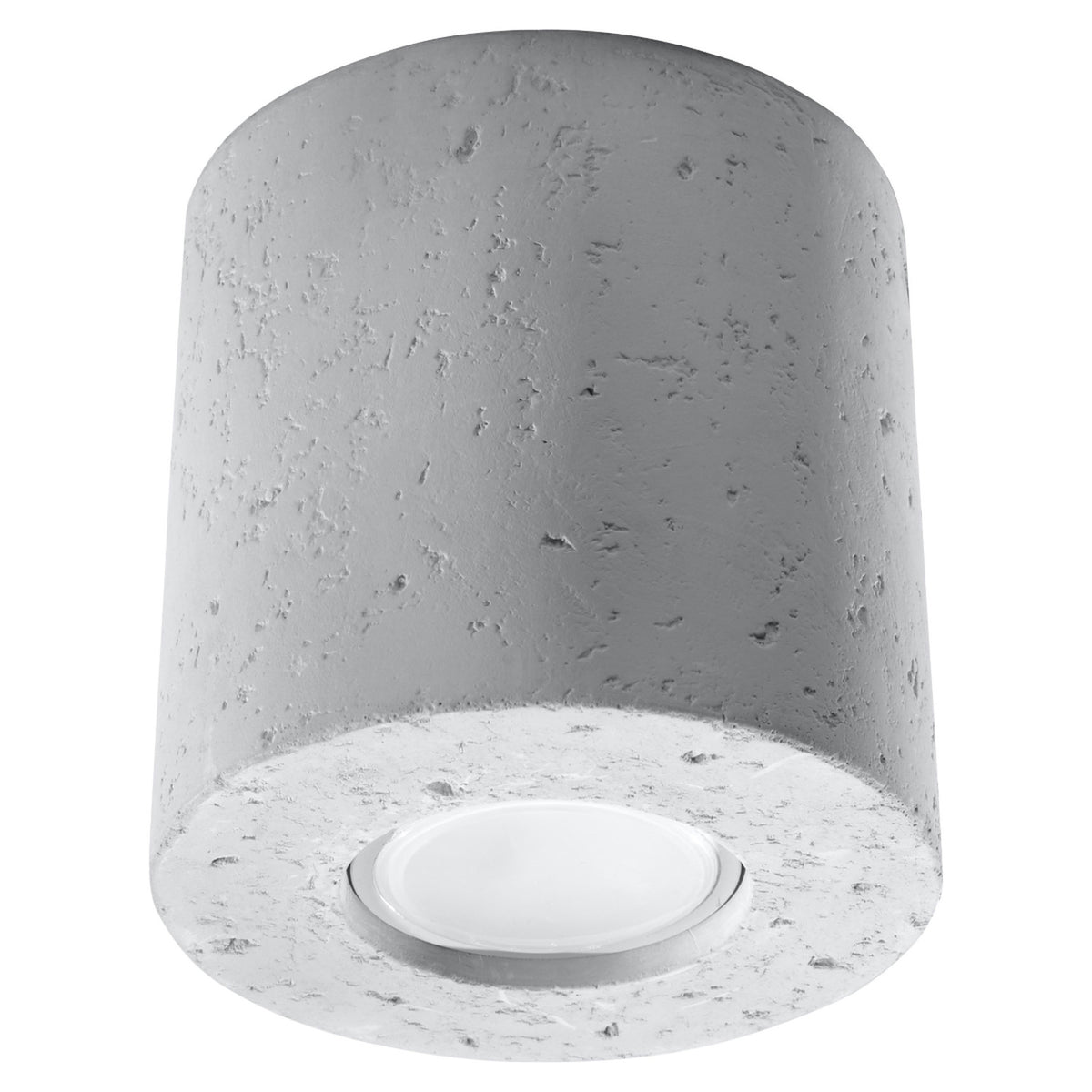 Plafonieră ORBIS din beton gri, stil industrial – Lumiex