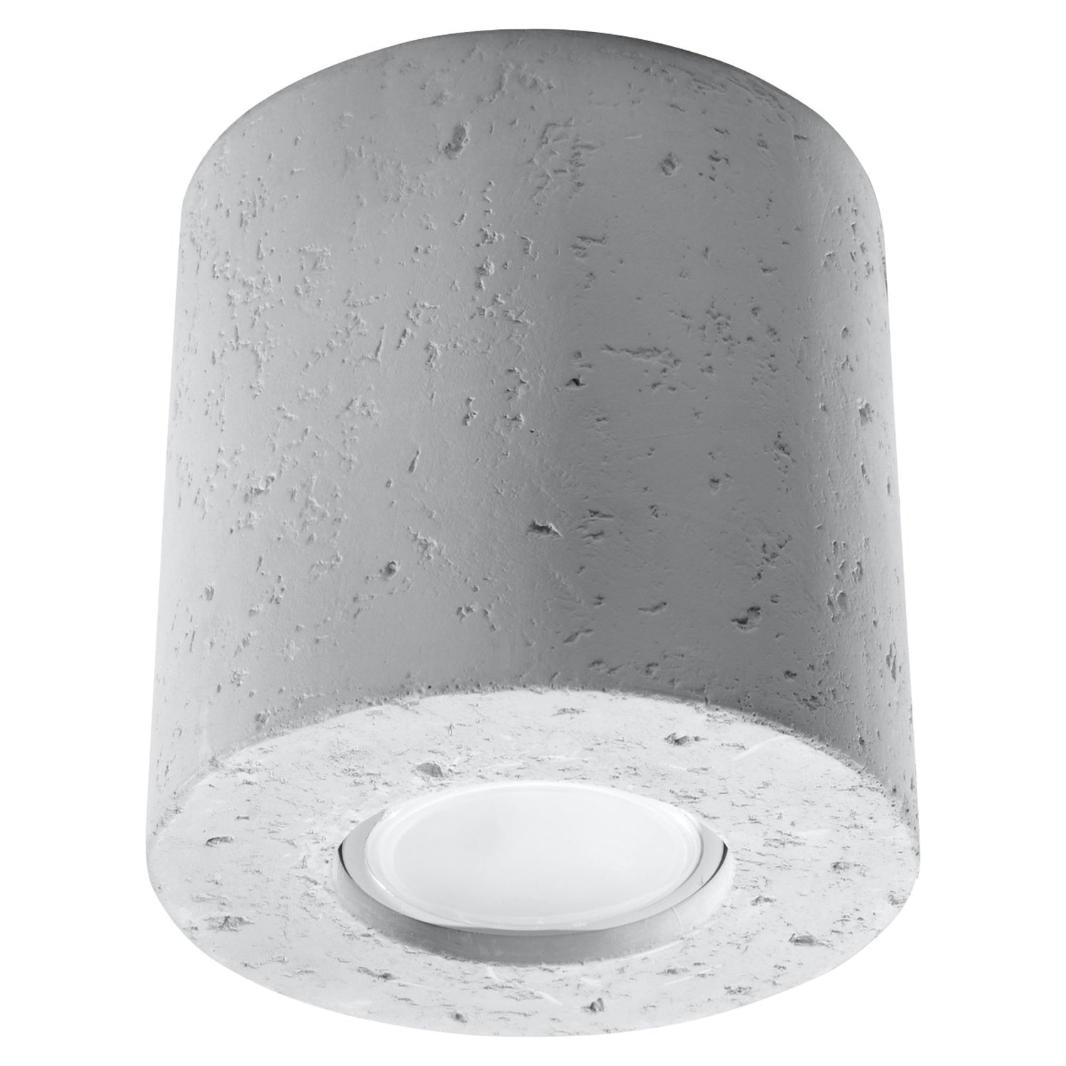 Plafonieră ORBIS din beton gri, stil industrial – Lumiex